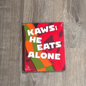 Kaws he eats alone book nwt